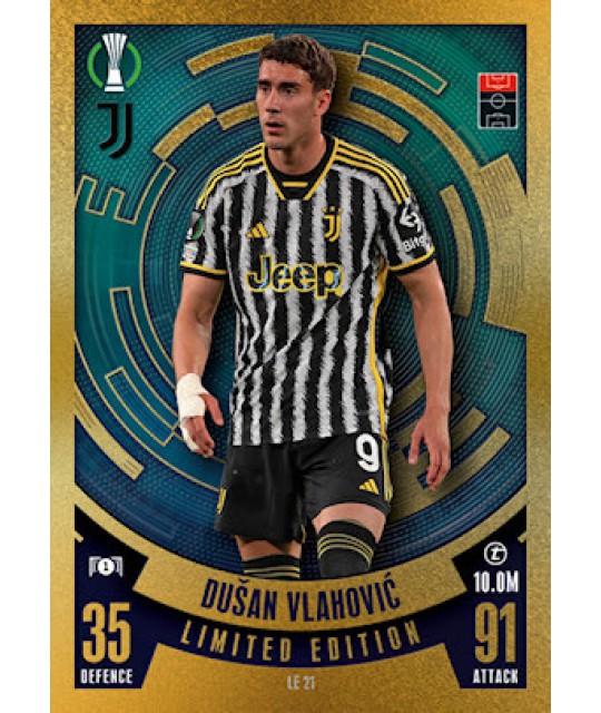 Topps Match Attax Champions League 2023/2024 Limited Edition Dušan Vlahović (Juventus)